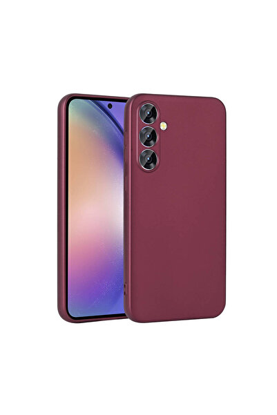 BUTAM BİLİŞİM حافظة جالاكسي A55 غطاء سيليكون بريميير - أرجواني