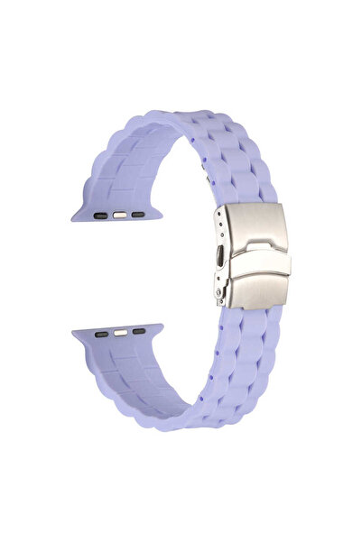 BUTAM BİLİŞİM ساعة 42 ملم KRD-72 متوافقة مع الحبل - ليلك