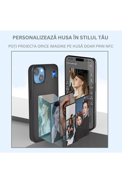 clickzu Clickzu smart case with e-ink display and NFC for Iphone 14 customizable
