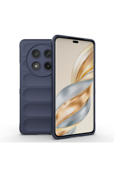 Kılıfist حافظة Honor Magic 7 Lite غطاء سيليكون عرقي KLFS مع تصميم سطح خلفي مر...