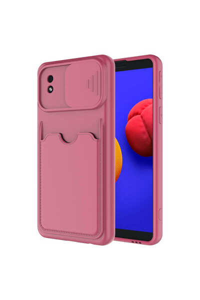 BUTAM BİLİŞİM Galaxy A01 Core Case Cardix Cover - Dark Purple