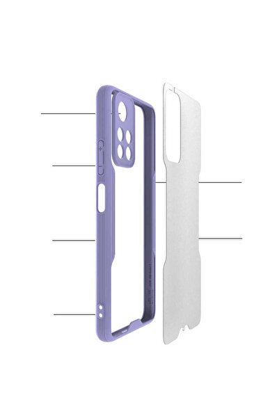 BUTAM BİLİŞİM Poco M4 Pro 5g Case Parfe Cover - Black