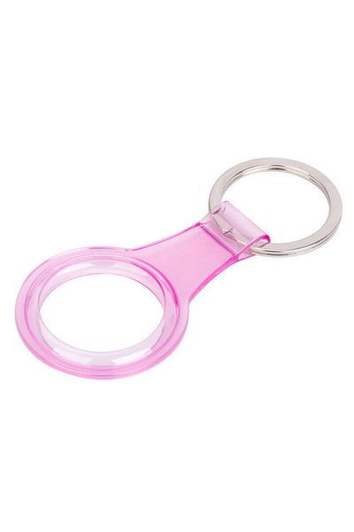Kılıfist Klfs Airtag 07 Compatible Silicone Keychain-Pink