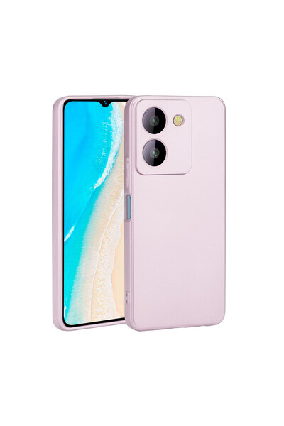 Kılıfist غطاء حماية سيليكون لهاتف Vivo Y36 4G KLFS Premier - ذهبي وردي