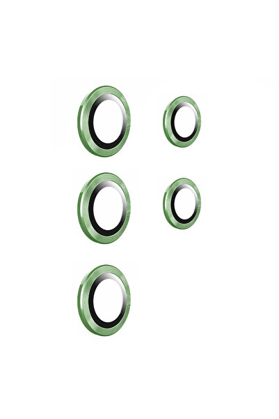 BUTAM BİLİŞİM طبقة زجاجية واقية متوافقة مع كاميرا Galaxy S23 Ultra - أخضر