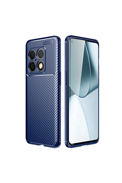BUTAM BİLİŞİM One Plus 10 Pro Case  Silicone Cover - Navy Blue