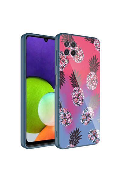 BUTAM BİLİŞİM حافظة هاتف Galaxy M32 من السيليكون الصلب الإيبوكسي مع حماية للك...