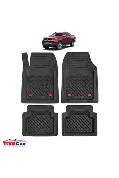 TEAMCAR ® Car Mats Tray Type Compatible with Volkswagen Amarok 2 Pickup (2023–2025)