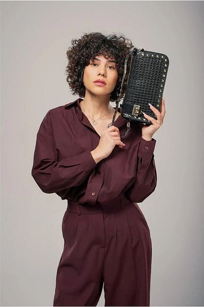 ÇÇS Black Women's Hand and Shoulder Bag 17961