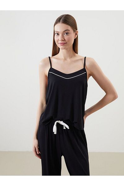 LC Waikiki Lcw Dream Heart Collar Women's Pajamas Set