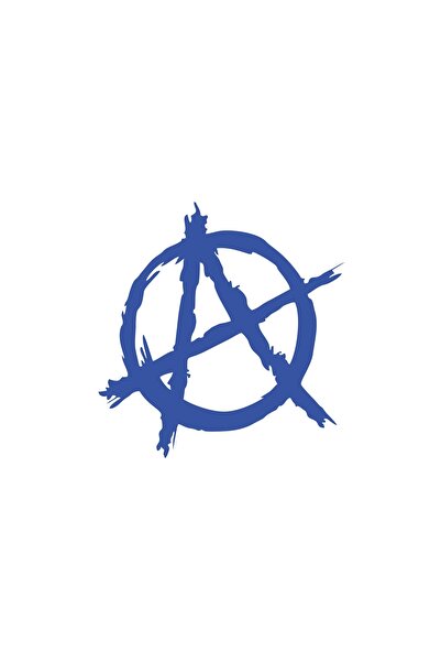 Reysa Tasarım ملصق سيارة أيقونة الفوضى مقاس 17 × 17 سم باللون الأزرق