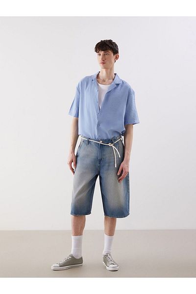 LC Waikiki Ανδρικό κοντομάνικο πουκάμισο XSIDE Regular Fit