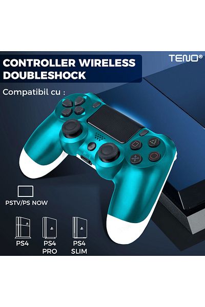 Teno Wireless Controller For Console, Compatible Ps4/Ps5/Xbox/Switch/Pc, Black