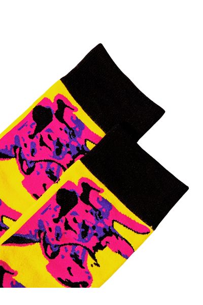Shuttle Park Ειδική σειρά Happy Colorful Pop Art Pattern Socks Διασκεδαστικό άνετο σχέδιο Κάλτσες χωρίς ραφή