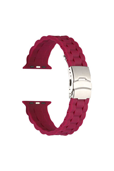 BUTAM BİLİŞİM ساعة 42 ملم KRD-72 متوافقة مع الحبل - أرجواني داكن