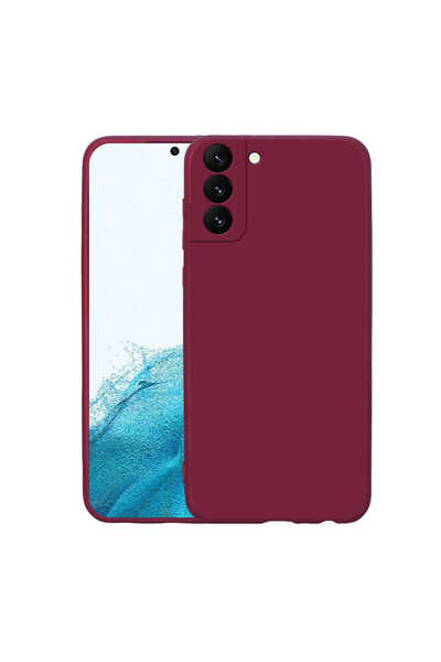 BUTAM BİLİŞİM حافظة إطلاق مارا المتوافقة مع هاتف Galaxy S22 Plus - أرجواني داكن