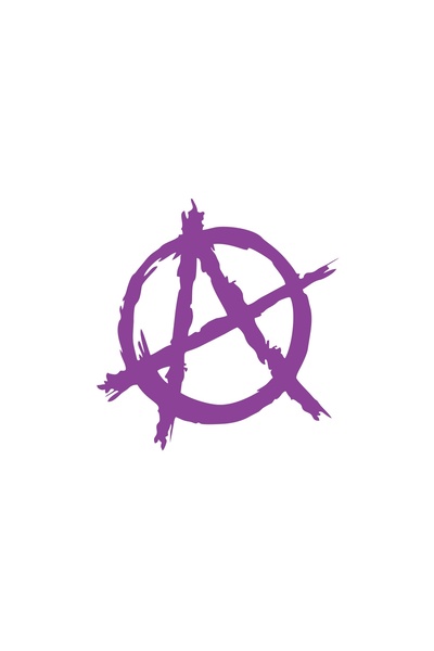 Reysa Tasarım ملصق سيارة أيقونة الفوضى مقاس 17 × 17 سم باللون الأرجواني