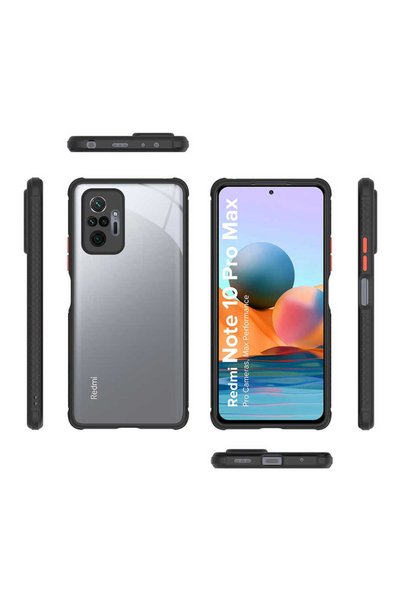 BUTAM BİLİŞİM Redmi Note 10 Pro Case Kaff Cover - Navy Blue