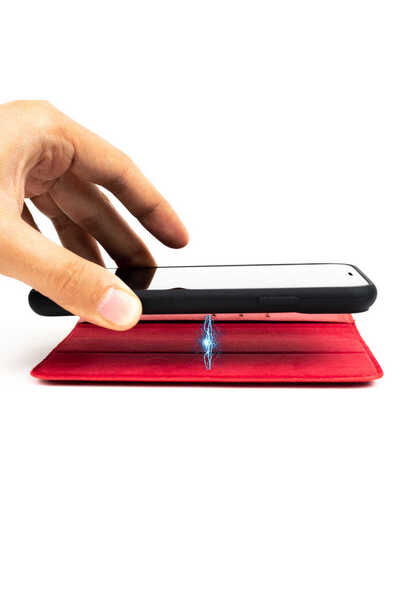 BUTAM BİLİŞİM iPhone 8 Plus Case Multi Wallet Case - Navy Blue