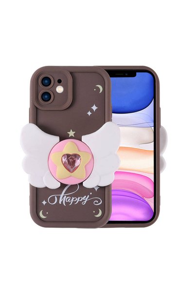 BUTAM BİLİŞİM iPhone 11 Case with Camera Protection Figure Design Capya Cover...