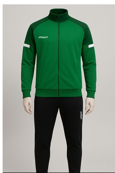 UHLSPORT Energy Camping Men's Green Tracksuit Set 1101800