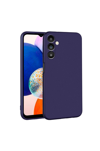 BUTAM BİLİŞİM حافظة جالاكسي A14 غطاء سيليكون بريميير - أزرق داكن