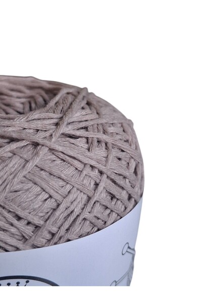 Ece Örgü Tasarım Atölyesi 1,5-2 mm. kalınlığında, bükümlü, gri, %100 koton el örgü ipi (200 gr.)
