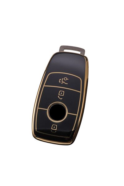 OEM Premium protective cover for Mercedes Benz car key, Elegance Luxury Cover Key, Black MyStyle�