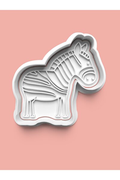 AKTASTORE Zebra Figure Cookie Mold and Sugar Dough Mold