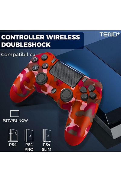 Teno Wireless Controller For Console, Compatible Ps4/Ps5/Xbox/Switch/Pc, Purple