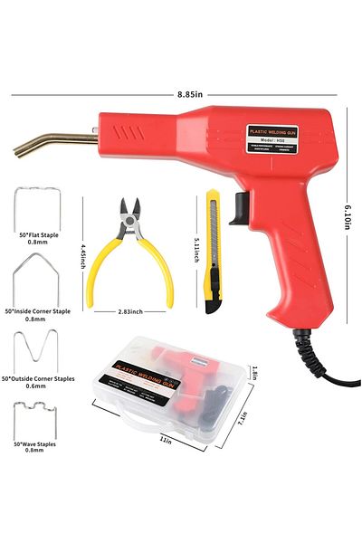 OEM Glue gun, Plastic, 50W, Red