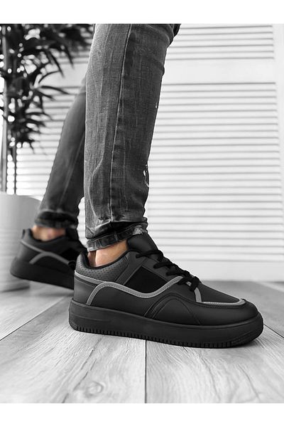 dehaine Adidasi pentru barbati, casual, negru, R923