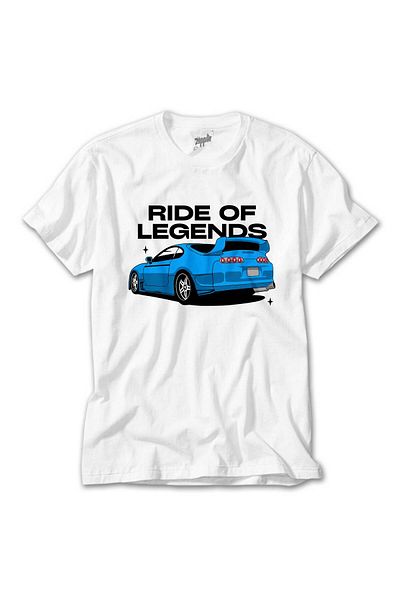 CrowsGate Toyota Supra Ride of Legends White T-Shirt