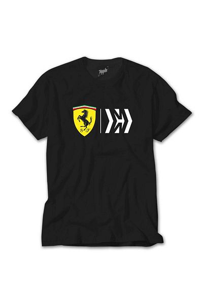 Z zepplin Scuderia Ferari Mission Black T-Shirt