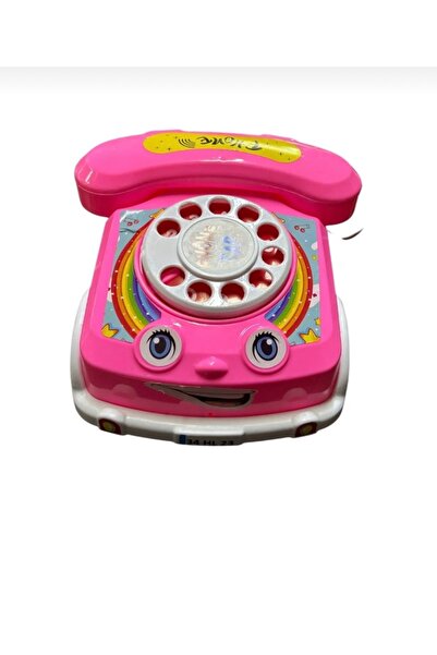 abnturk Çevirmeli Oyuncak Telefon Araba Pembe