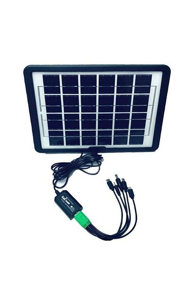 OEM Portable photovoltaic solar panel with phone charging function, CL-660, CcLamp, 6W, 6V, USB Port