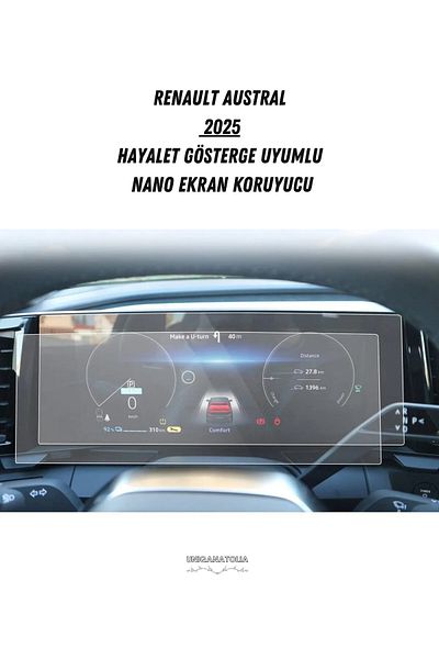 UniqAnatolia Renault Austral 2025 Ghost Gauge Compatible Nano Screen Protector
