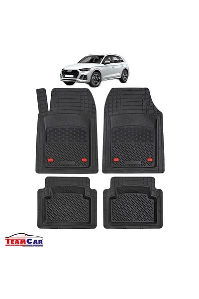 TEAMCAR Covorașe auto tip tavă compatibile cu Audi Q5 Sportback Fy SUV Coupé (2021–2025)