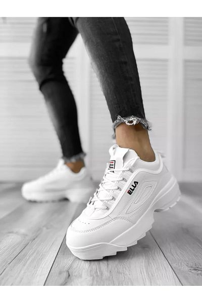 dehaine Men's casual high-top sneakers, 5730, white