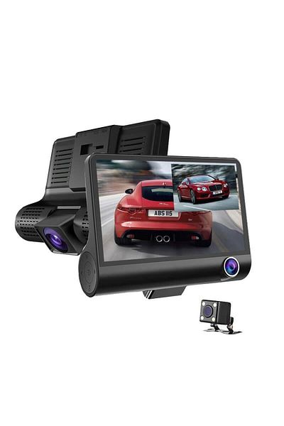 OEM DVR auto T319, Media-Tech, Full HD, 3 camere, Mod nocturn, Senzor G, Negru
