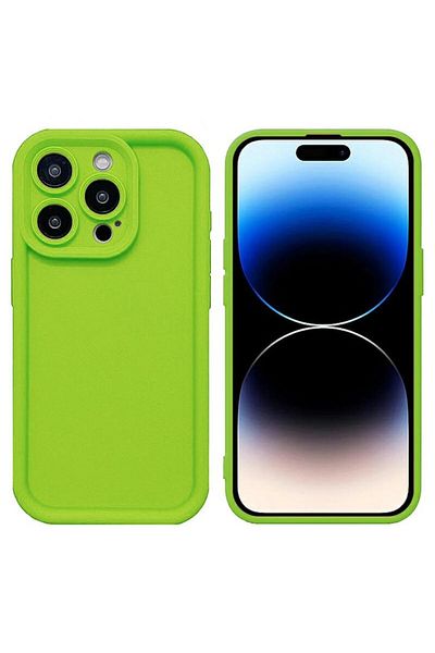 OEM Silicone Ultra-Protector Case for iPhone 15 – Reinforced Edges, Screen Protection and Elegant Matt