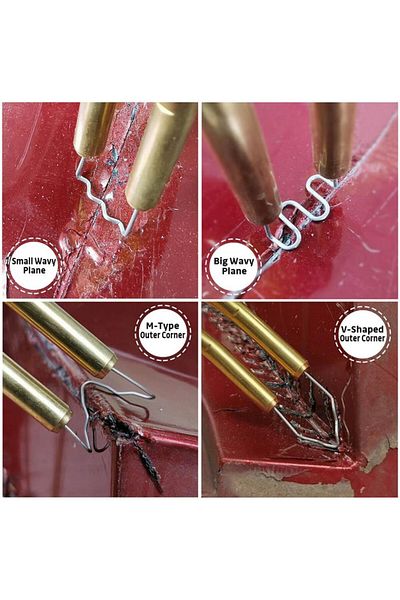 OEM Set of 400 Clamps for Glue tool, Repair and Plastic Welding, 4 different models