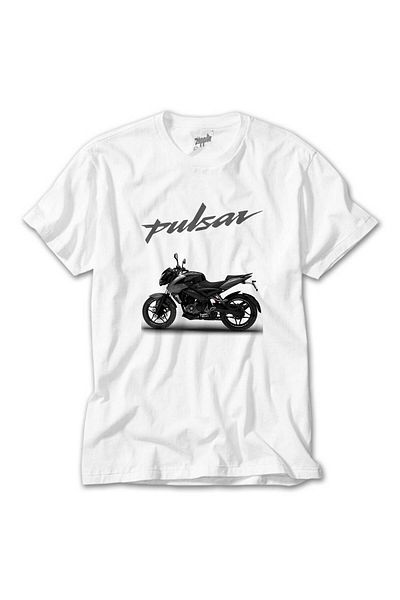 Z zepplin Pulsar Ns200 Moto White T-Shirt
