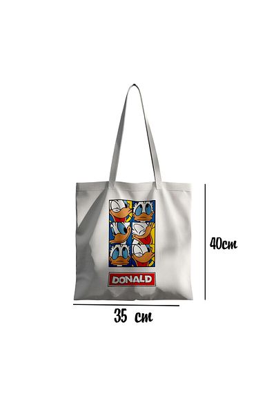 Akumastik Donald Cloth Bag 35X40Cm - with Badge Gift