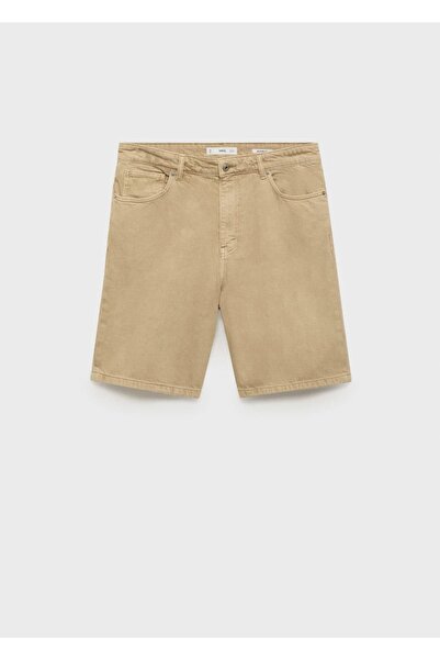 MANGO Man Rahat kesim denim bermuda şort