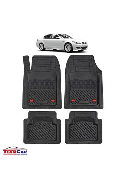 TEAMCAR ® Car Mats Tray Type Compatible With Bmw 5 Series E60 Sedan (2003–2010)