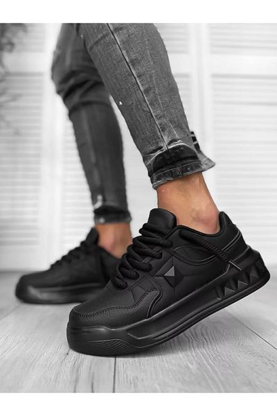 dehaine Adidasi pentru barbati, casual, VLT, negru, 086