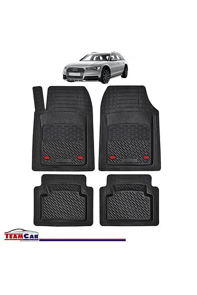 TEAMCAR Covorașe auto tip tavă compatibile cu Audi A6 C7 Allroad (2012–2018)
