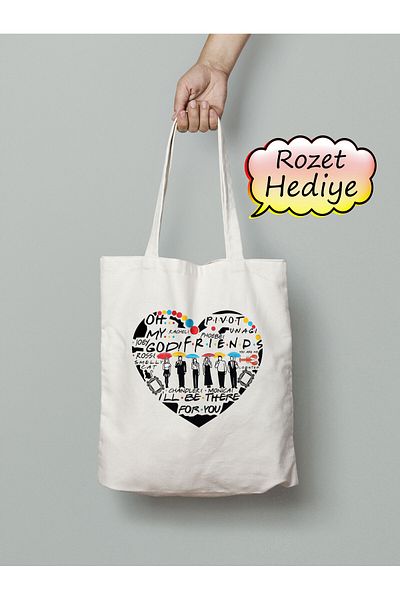 Akumastik Friends Cloth Bag 35X40Cm - with Badge Gift