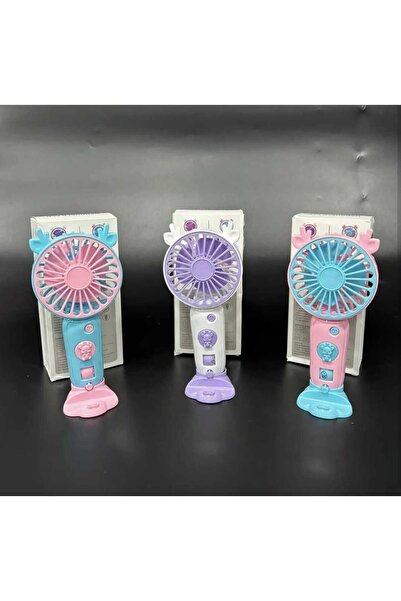 lawrenceshop Usb Kablolu Mini El Fanı Standlı Mini Oyunlu Masa Vantilatörü So...